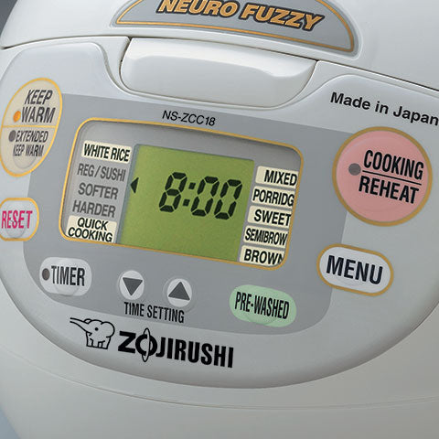 Neuro Fuzzy? Rice Cooker & Warmer NS-ZCC10/18