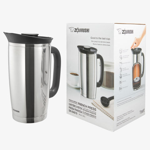 Fresh Brew Vacuum Insulated Stainless French Press SK-XAE10
