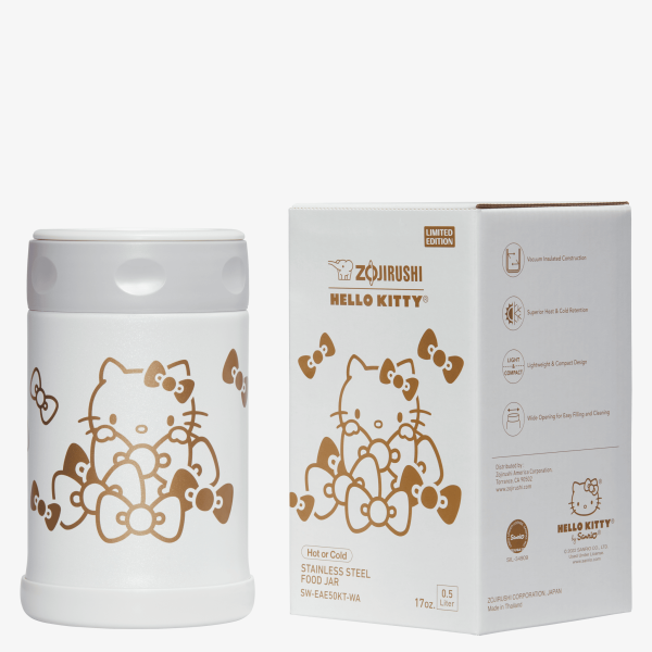 17 oz. ZOJIRUSHI x HELLO KITTY Stainless Steel Food Jar SW-EAE50KT